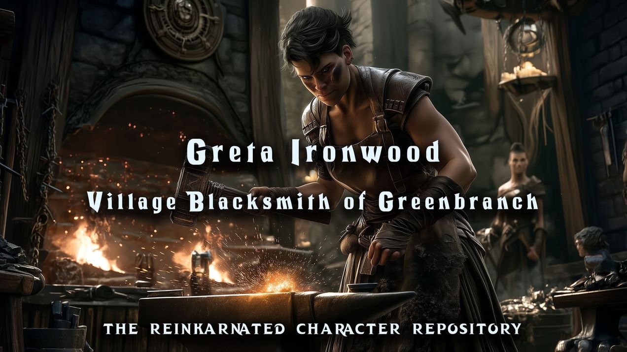 Greta Ironwood — Village Blacksmith of Greenbranch