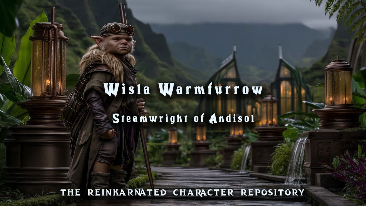Wisla Warmfurrow - Steamwright of Andisol