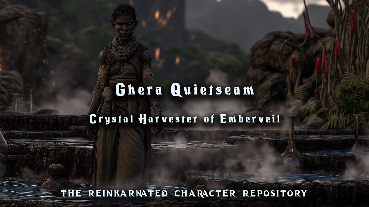 Ghera Quietseam - Crystal Harvester of Emberveil