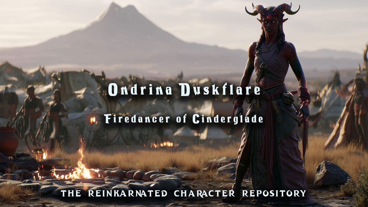 Ondrina Duskflare - Firedancer of Cinderglade