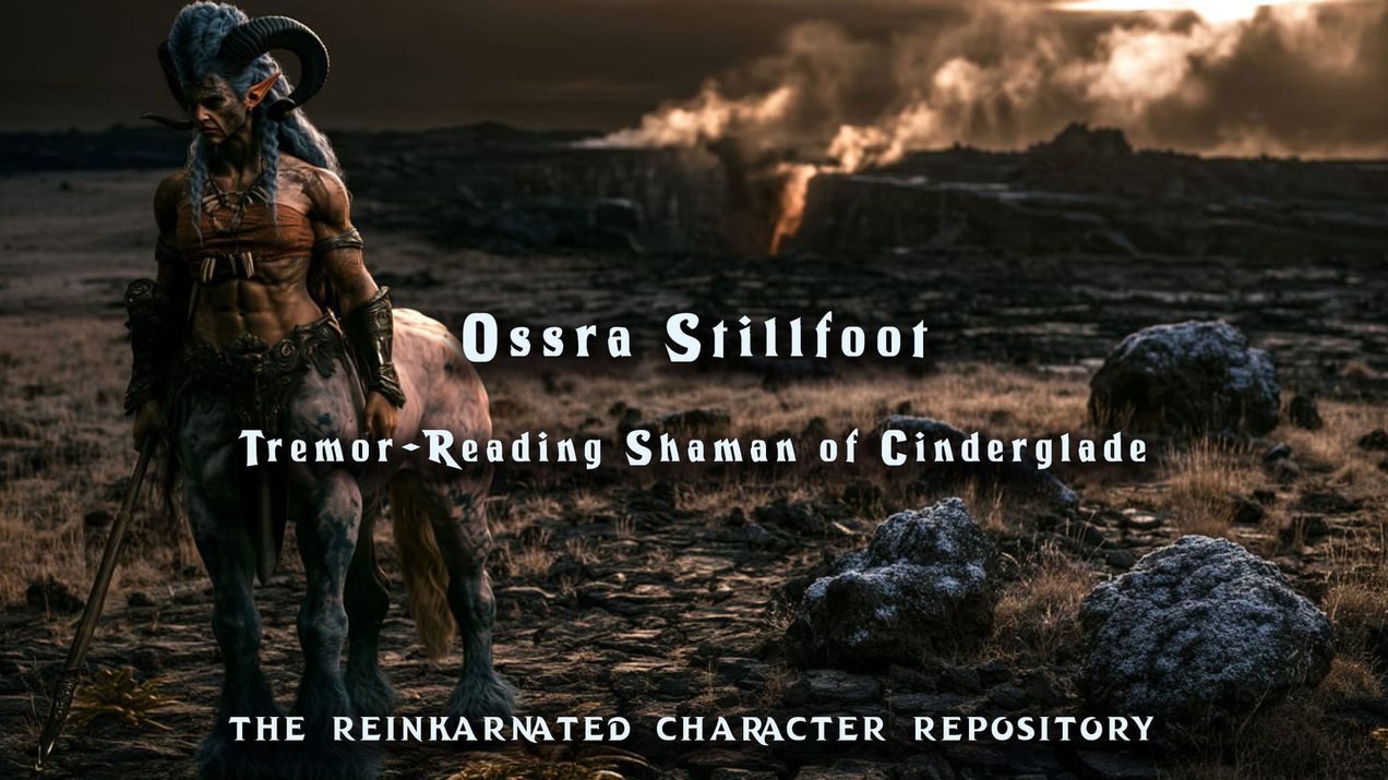 Ossra Stillfoot - Tremor-Reading Shaman of Cinderglade