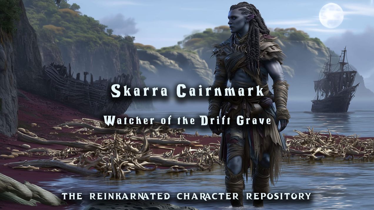 Skarra Cairnmark - Watcher of the Drift Grave