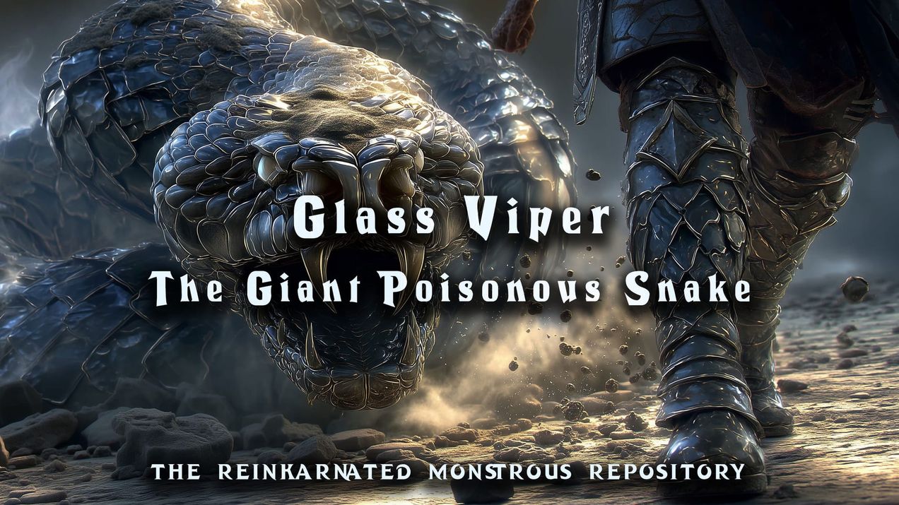 Glass Viper - The Giant Poisonous Snake