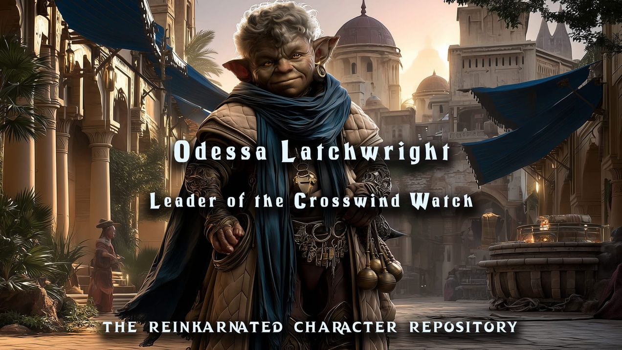 Odessa Latchwright - Leader of the Crosswind Watch