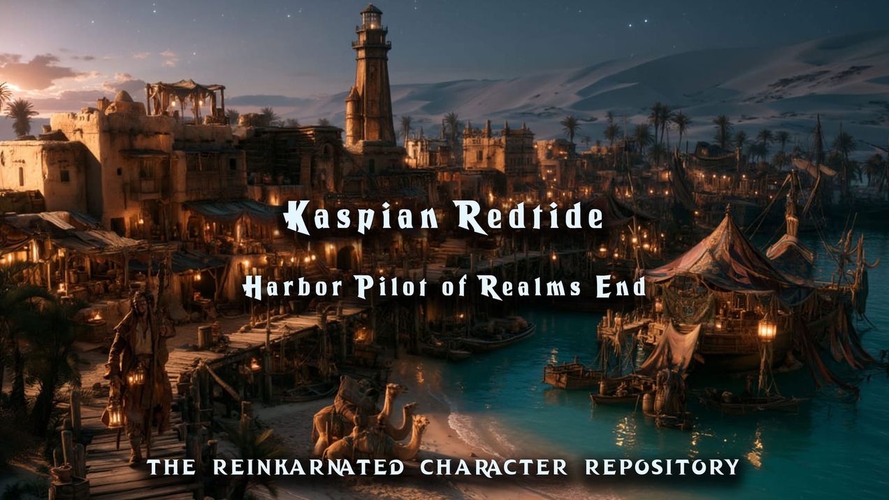 Kaspian Redtide - Harbor Pilot of Realms End