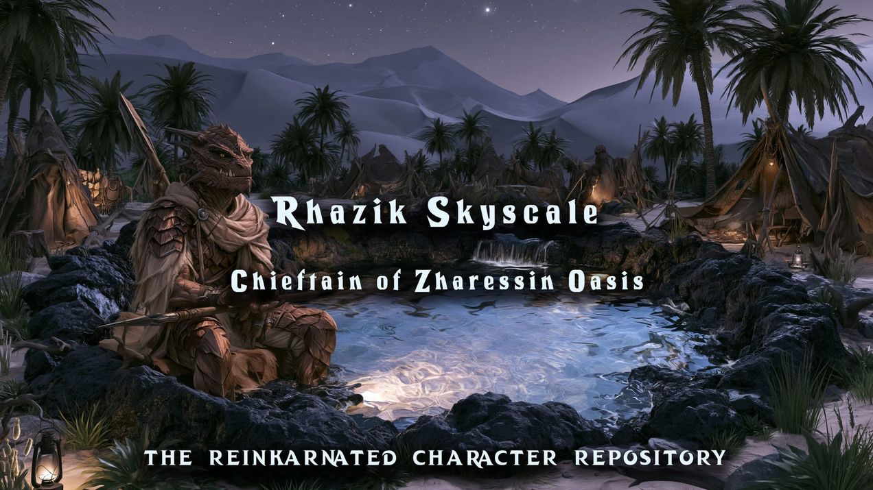 Rhazik Skyscale - Chieftain of Zharessin Oasis