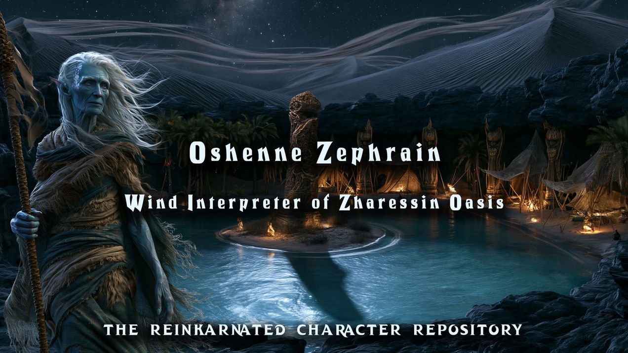 Oshenne Zephrain - Wind Interpreter of Zharessin Oasis
