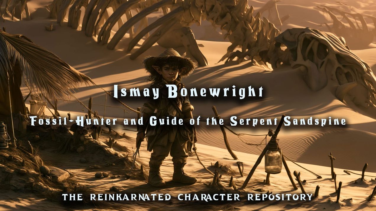 Ismay Bonewright - Fossil-Hunter and Guide of the Serpent Sandspine
