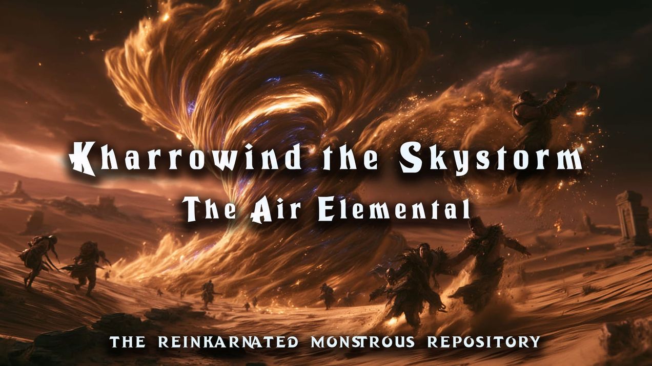 Kharrowind the Skystorm - The Air Elemental