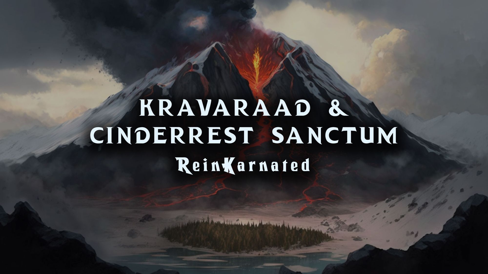 Kravaraad volcano Cinderrest Sanctum — fan-made D&D 5e Wildemount by D&D ReinKarnated
