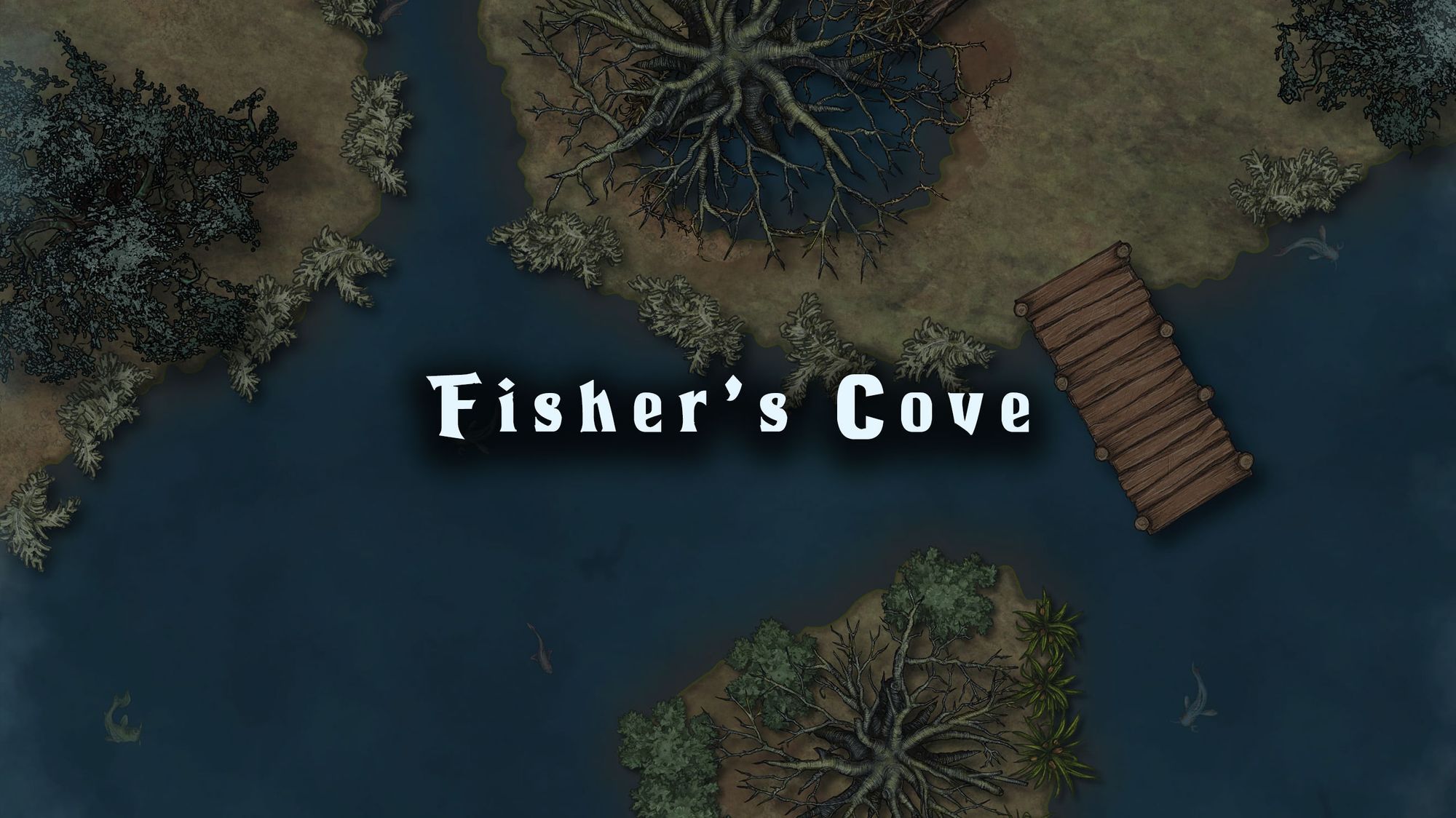 Fisher's cove battle map — D&D 5e VTT by D&D ReinKarnated