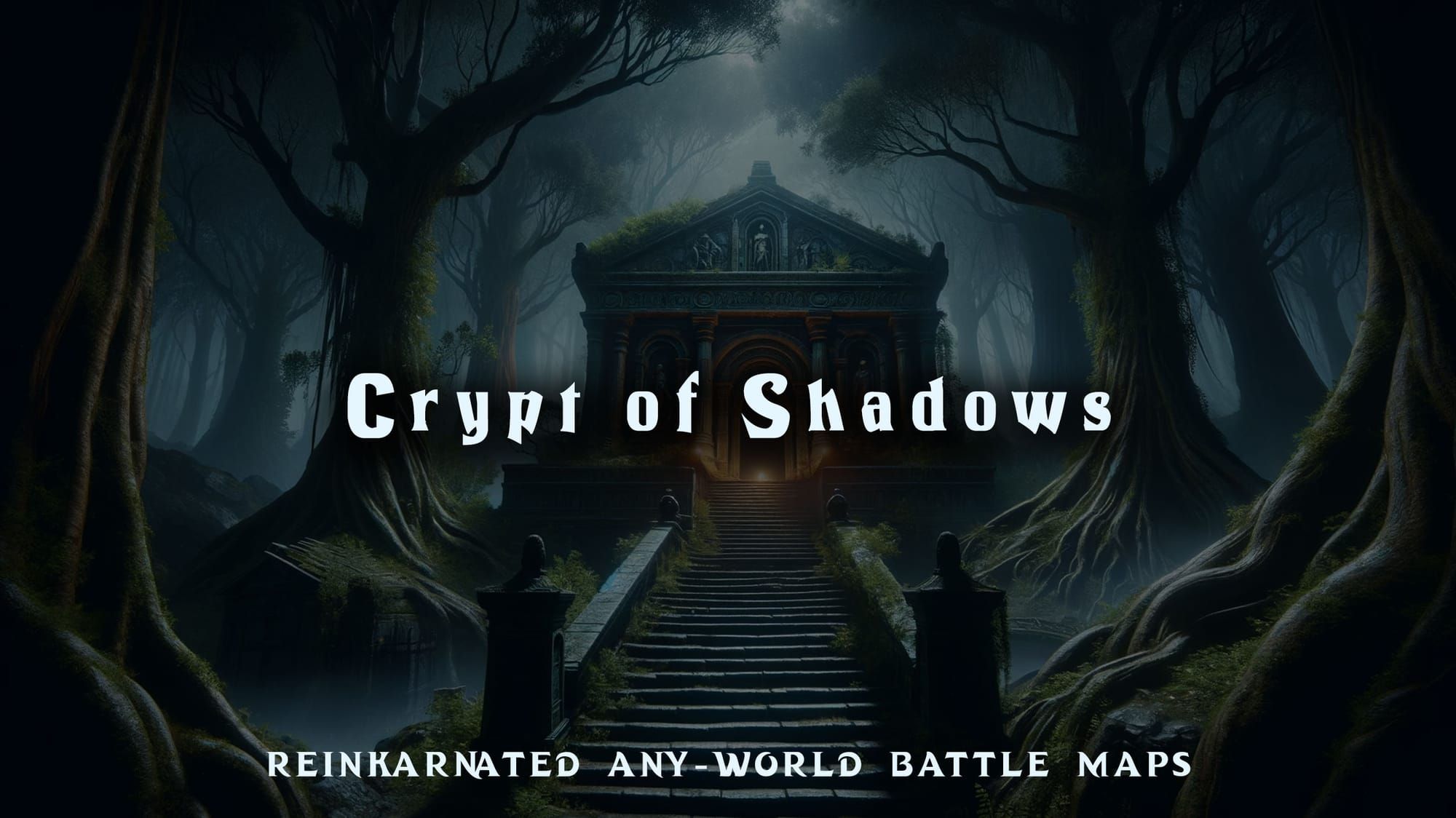 Crypt of Shadows battle map — D&D 5e VTT by D&D ReinKarnated