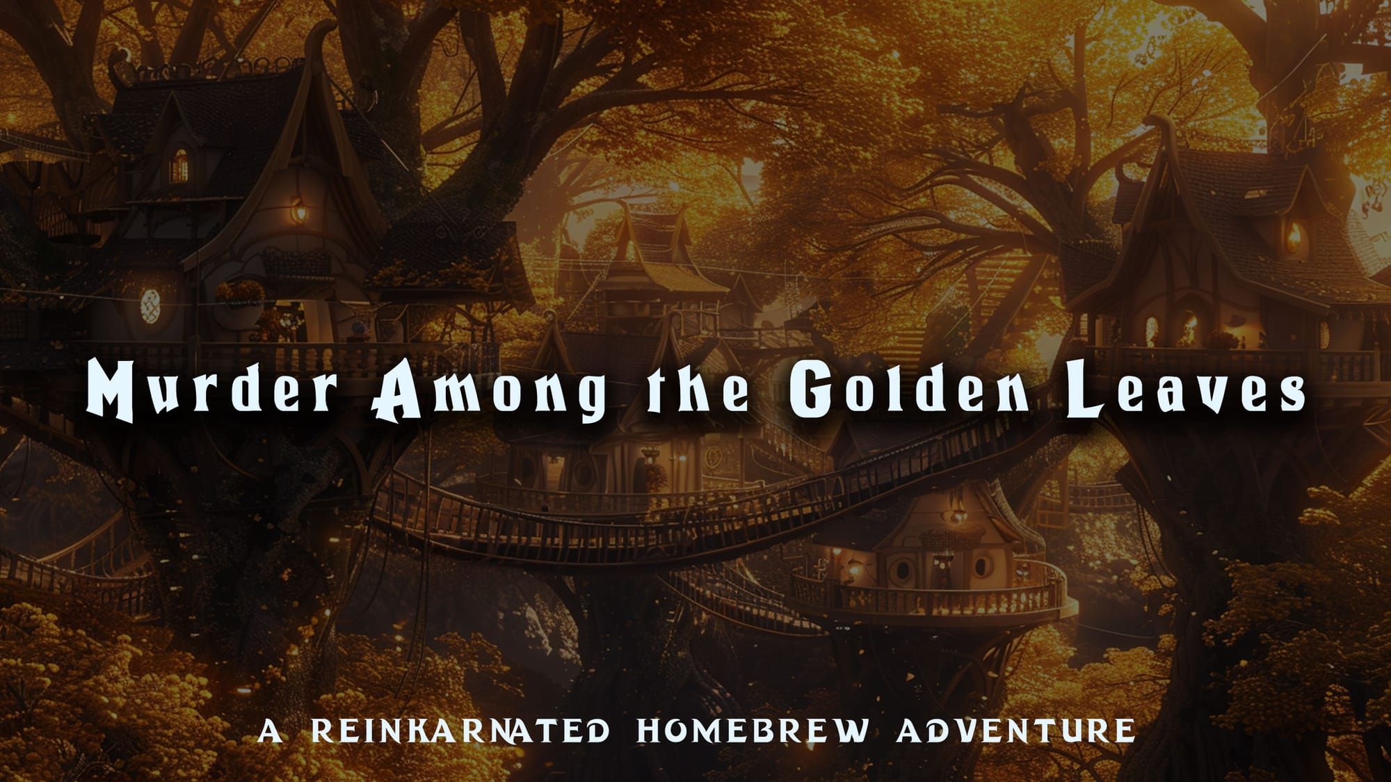 Murder Among the Golden Leaves D&D 5e one-shot adventure art
