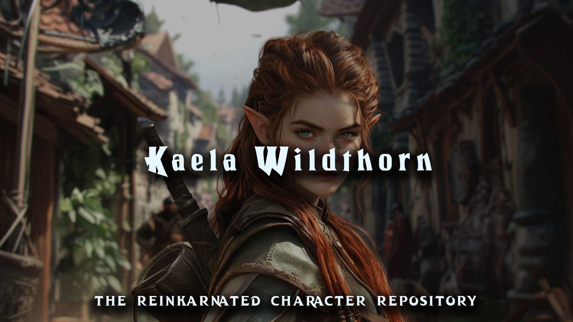 Kaela Wildthorn elf rogue NPC portrait — D&D 5e by D&D ReinKarnated