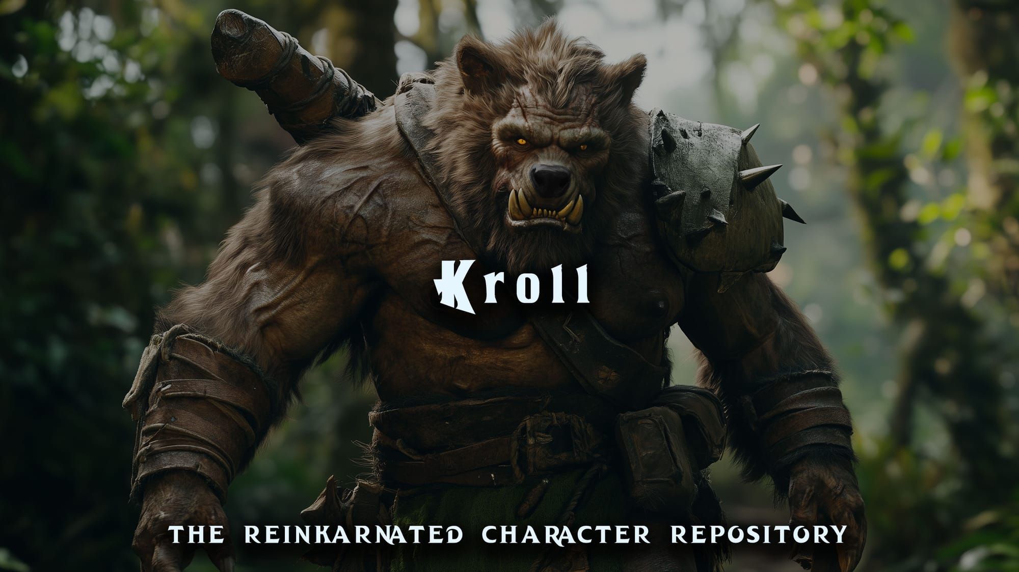 Kroll bugbear enforcer NPC portrait — D&D 5e by D&D ReinKarnated