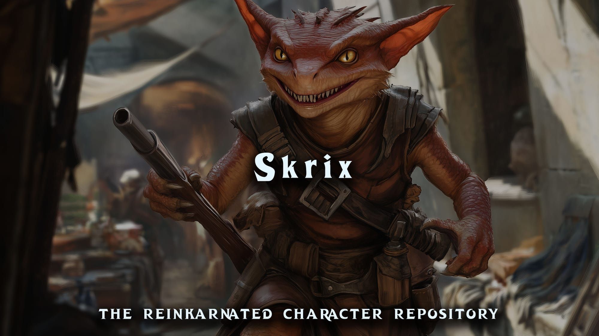 Skrix kobold trap master NPC portrait — D&D 5e by D&D ReinKarnated