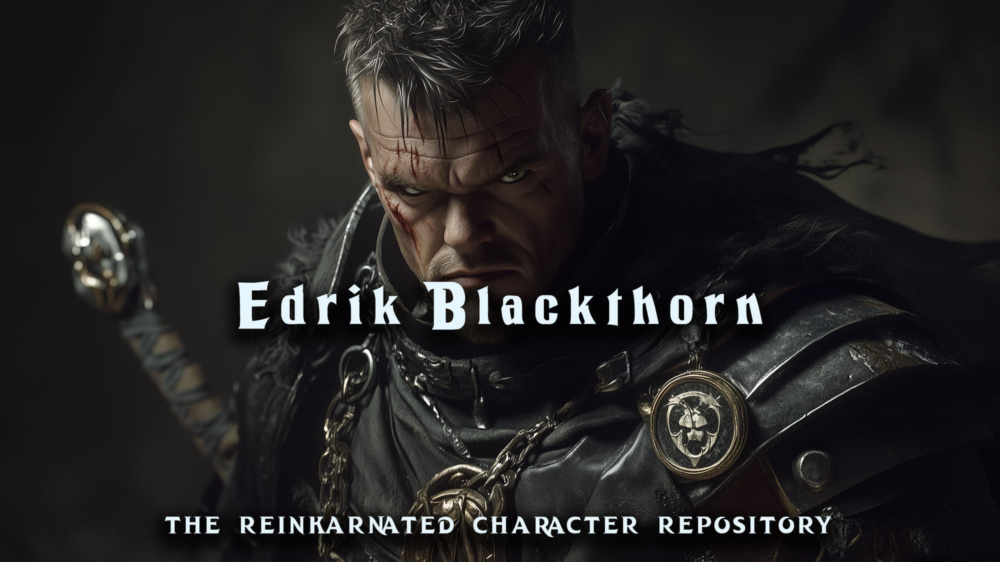 Edrik Blackthorn mercenary NPC portrait — D&D 5e by D&D ReinKarnated