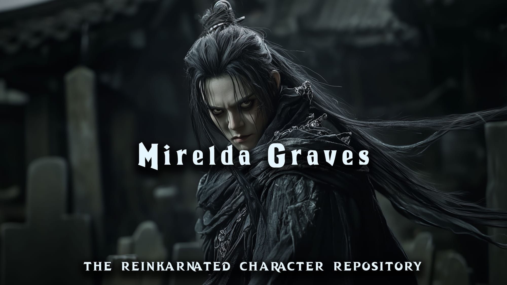 Mirelda Graves human necromancer NPC portrait — D&D 5e
