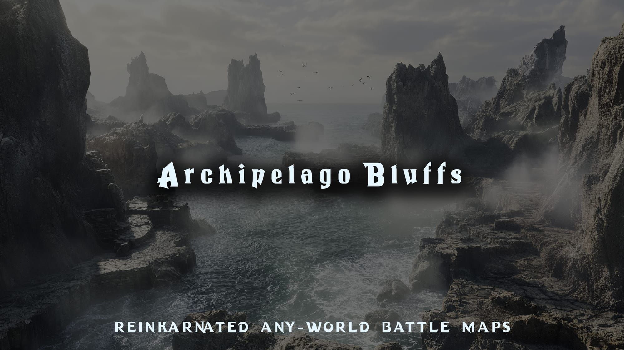 Archipelago Bluffs battle map — D&D 5e VTT by D&D ReinKarnated
