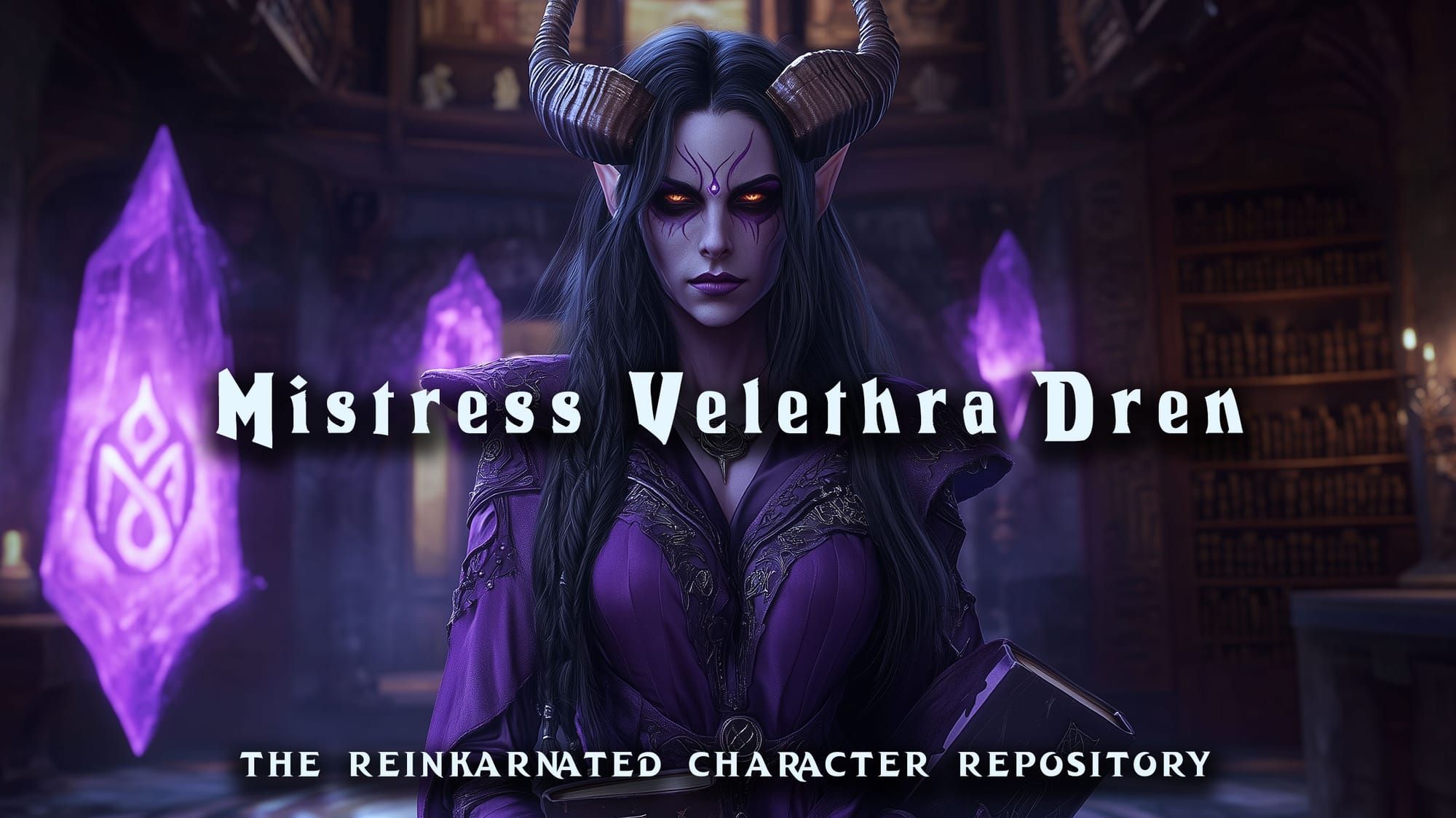 Mistress Velethra Dren NPC portrait — D&D 5e by D&D ReinKarnated