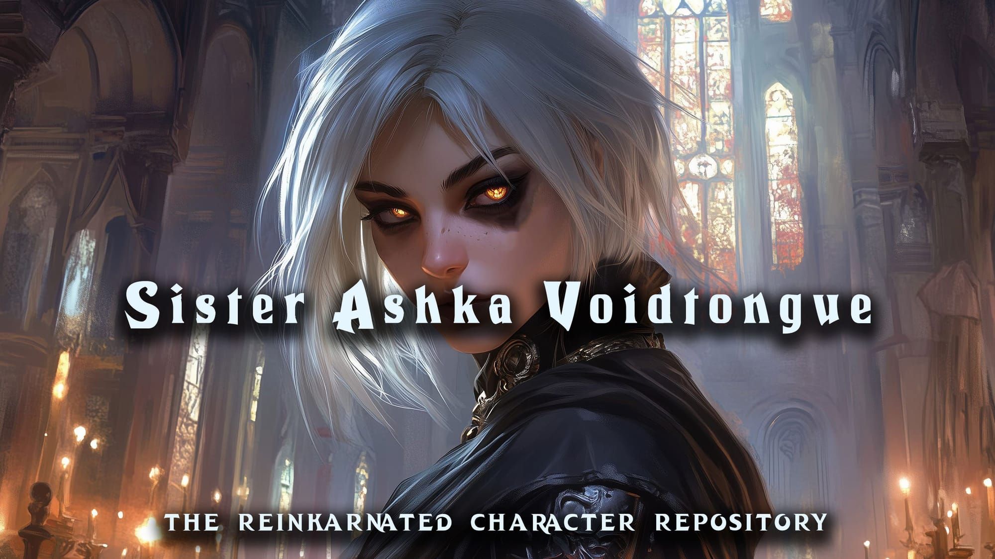 Sister Ashka Voidtongue cleric NPC portrait — D&D 5e by D&D ReinKarnated