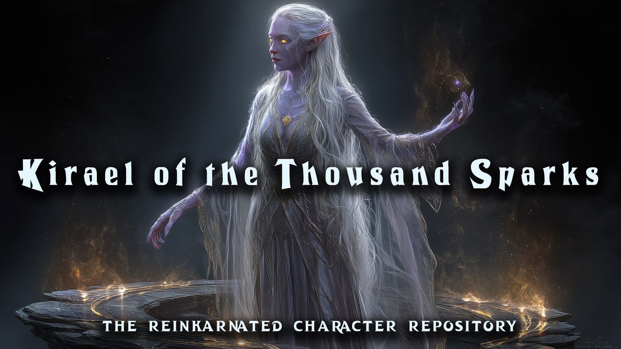 Kirael of the Thousand Sparks NPC portrait — D&D 5e by D&D ReinKarnated