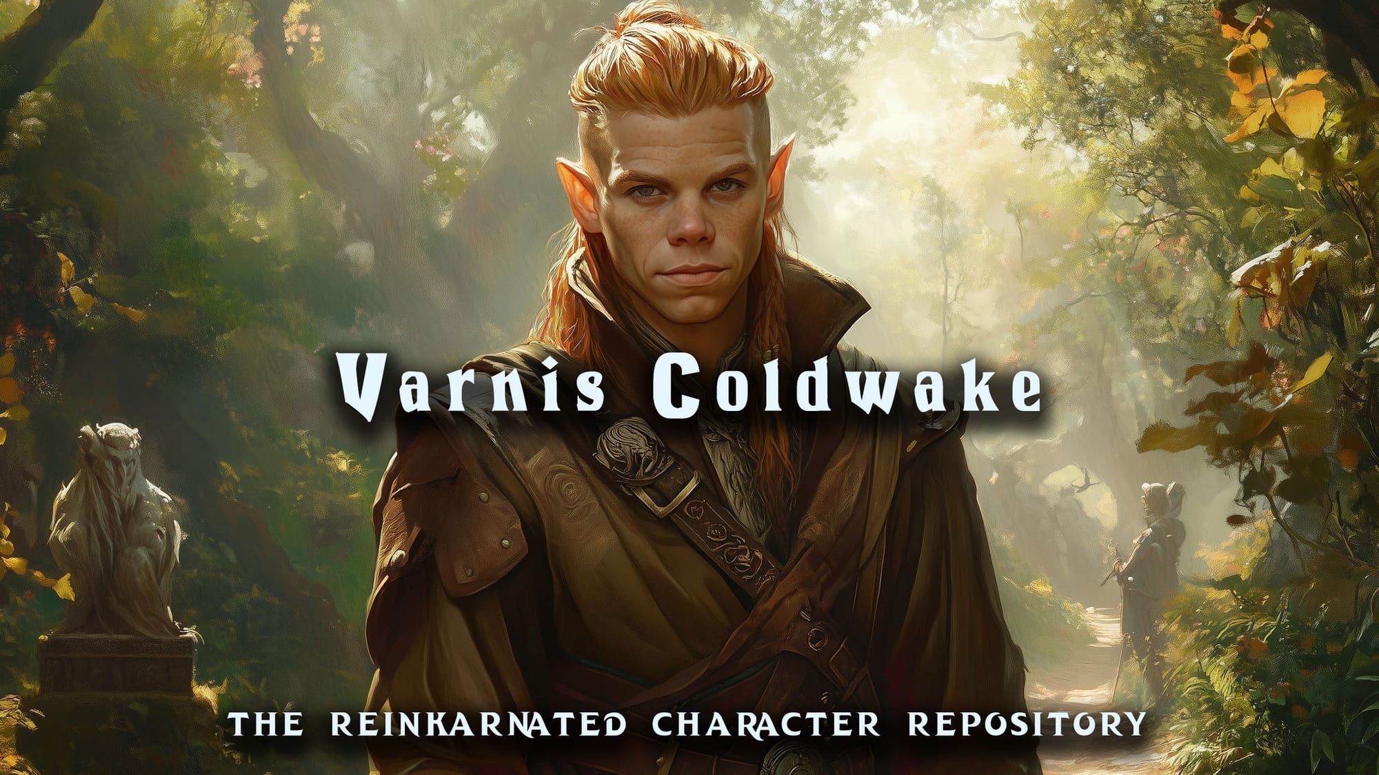 Varnis Coldwake human rogue NPC portrait — D&D 5e by D&D ReinKarnated