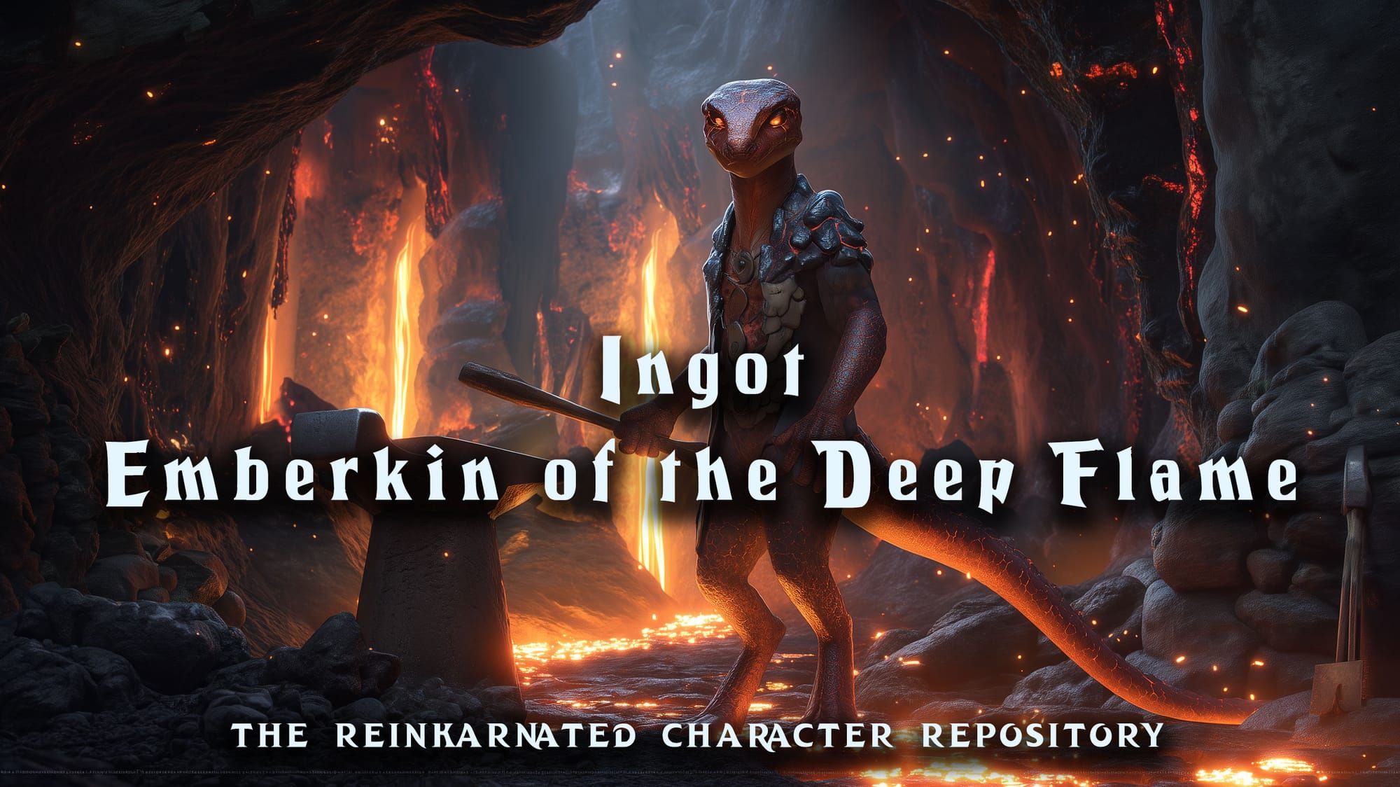 Ingot Emberkin artificer NPC portrait — D&D 5e by D&D ReinKarnated
