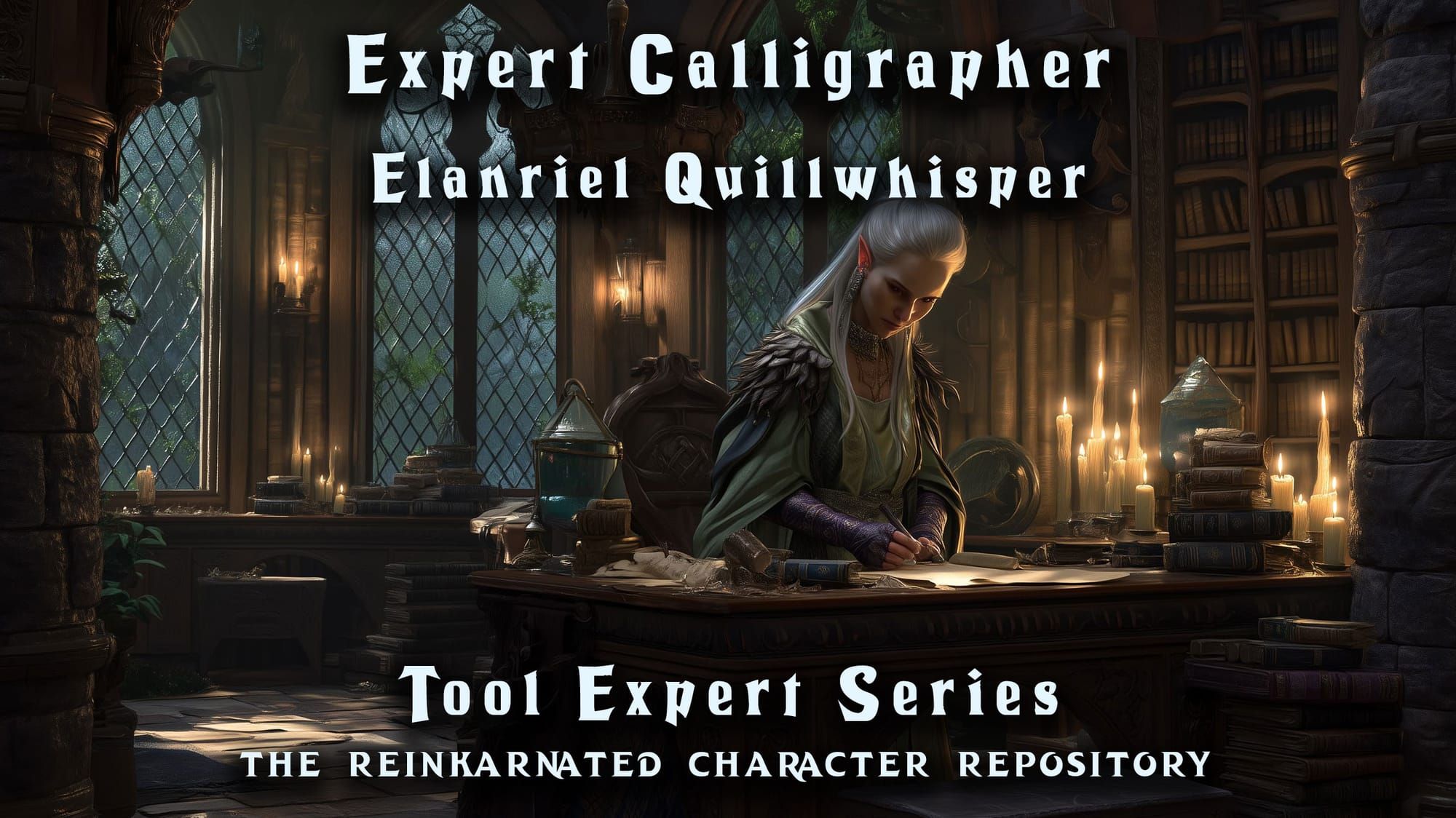 Elanriel Quillwhisper - Expert Calligrapher