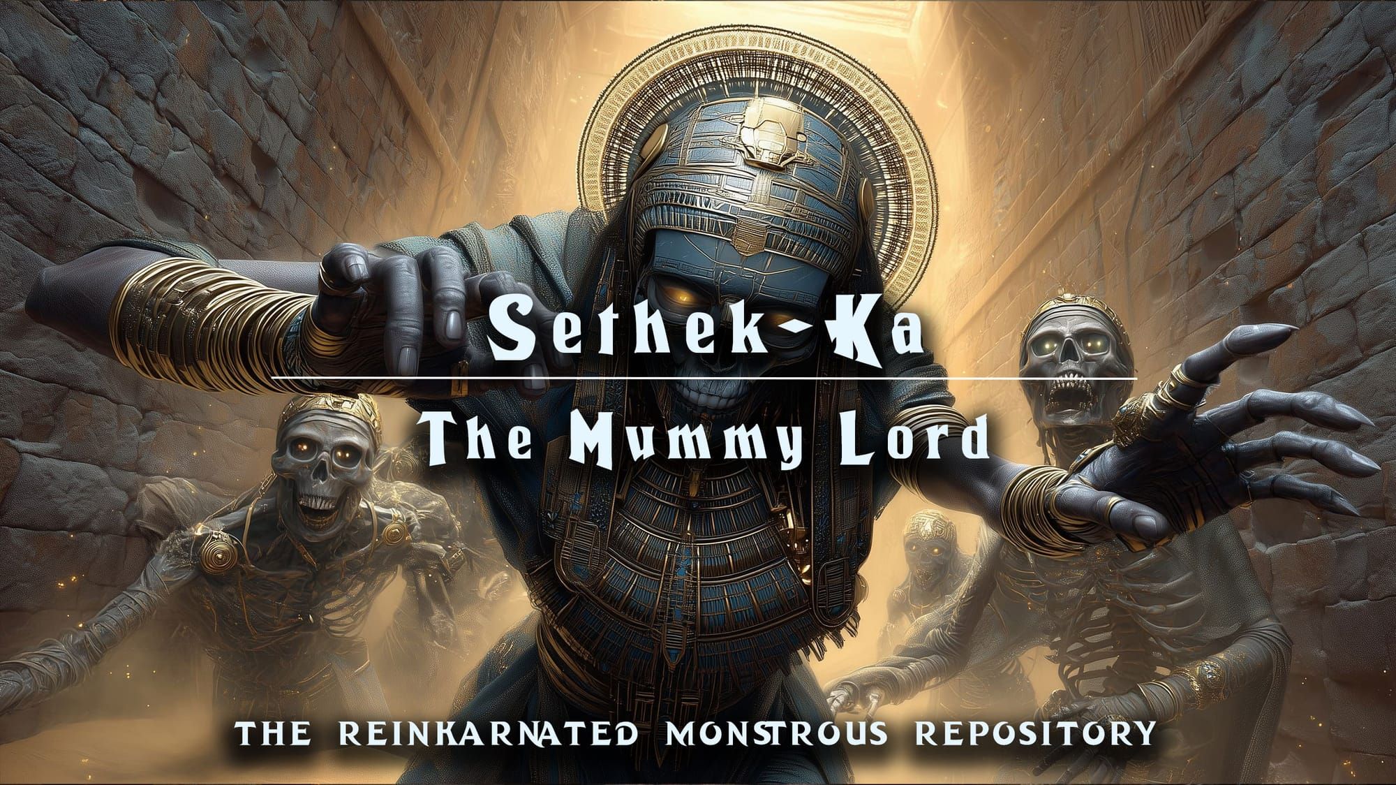 Sethek-Ka mummy lord art — homebrew D&D 5e by D&D ReinKarnated