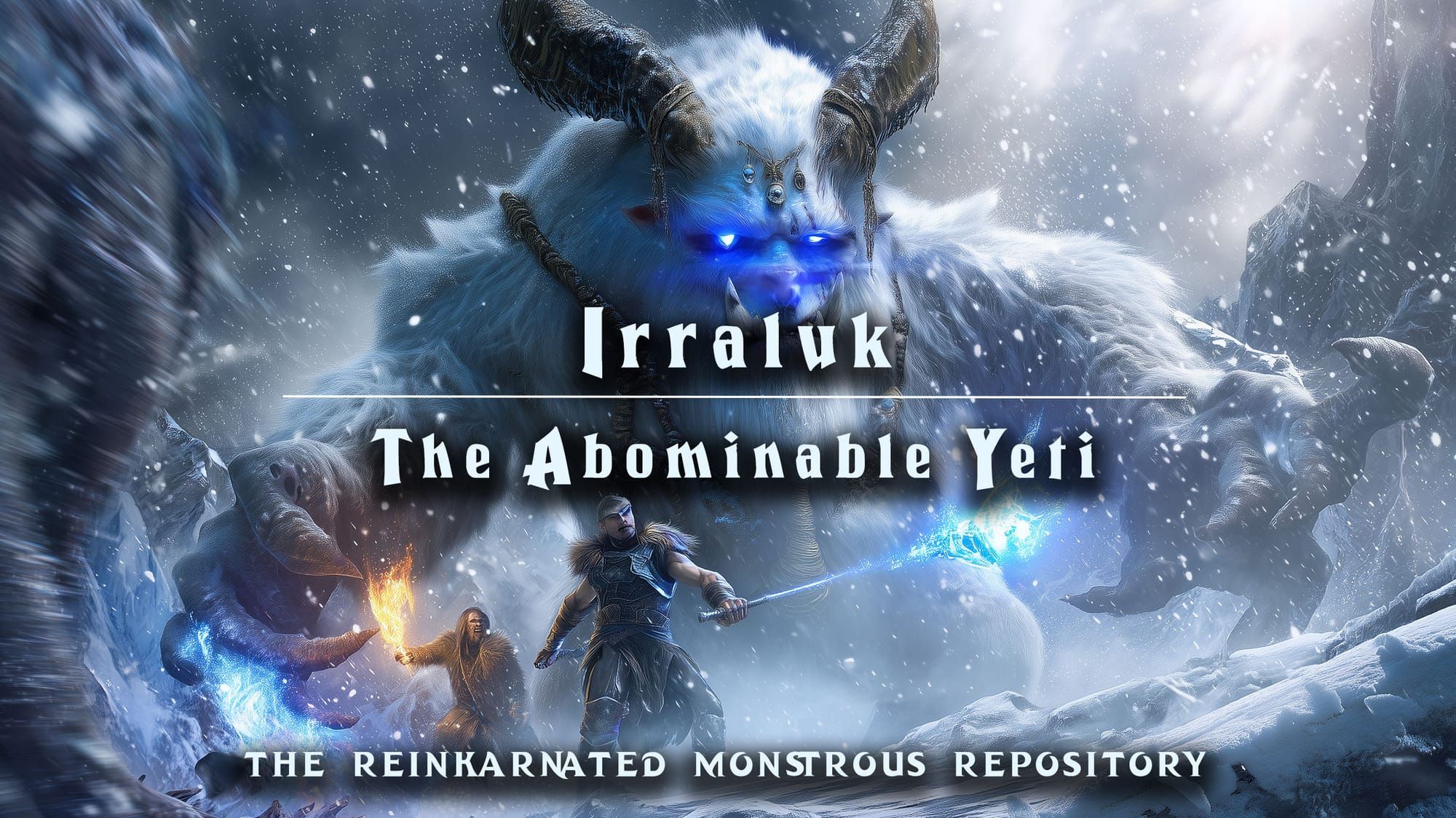 Irraluk the Abominable Yeti monstrosity art — homebrew D&D 5e