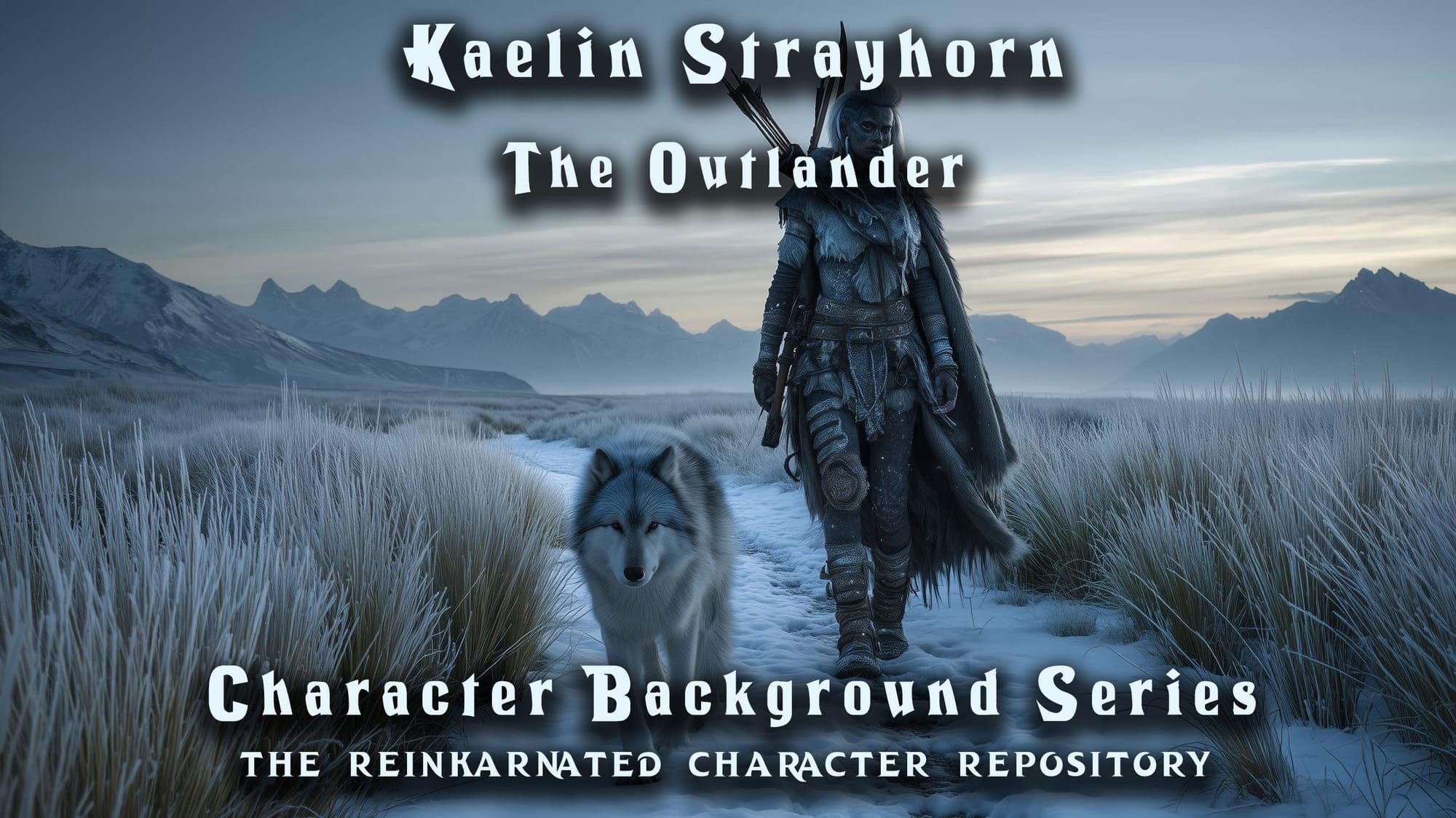 Kaelin Strayhorn human outlander NPC portrait — D&D 5e
