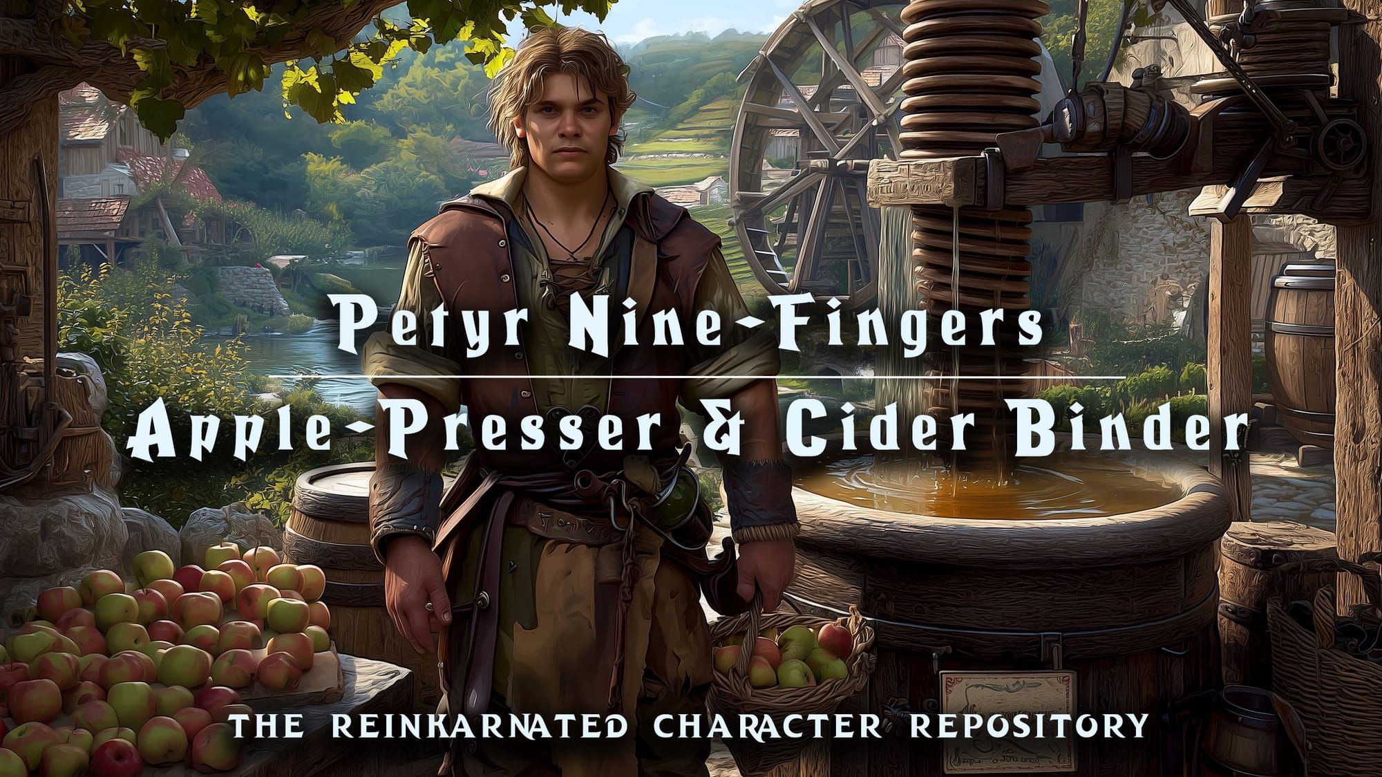 Petyr Nine-Fingers — Apple-Presser & Cider Binder