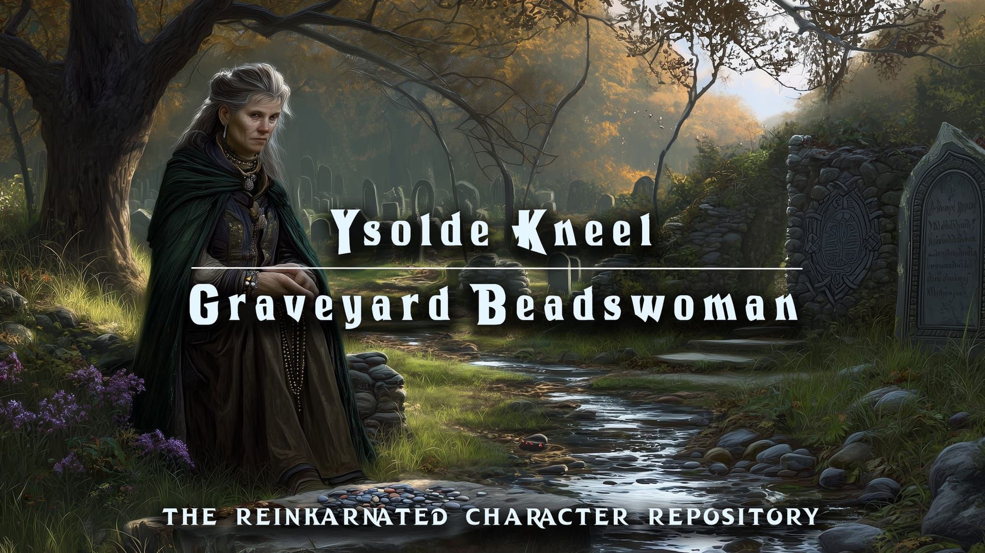 Ysolde Kneel — Graveyard Beadswoman