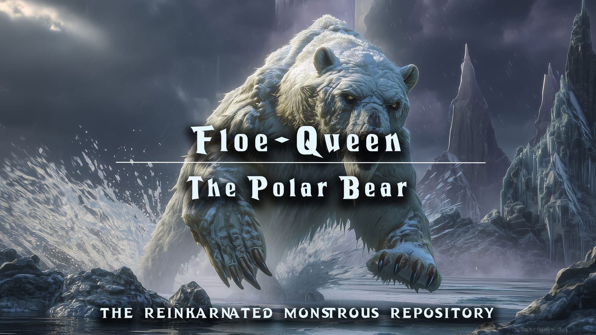 Floe-Queen polar bear art — homebrew D&D 5e by D&D ReinKarnated