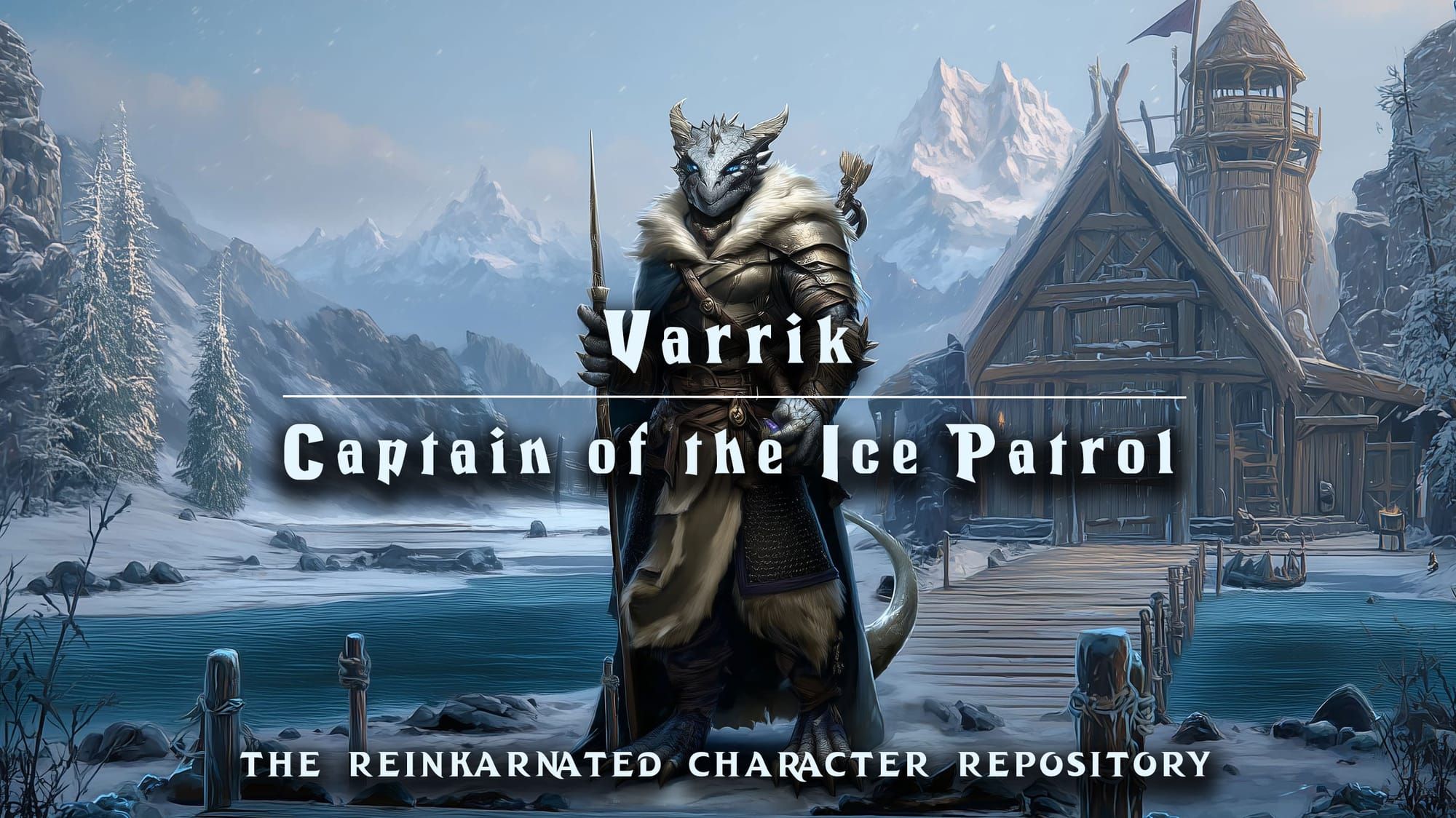Varrik ice patrol captain NPC portrait — D&D 5e by D&D ReinKarnated