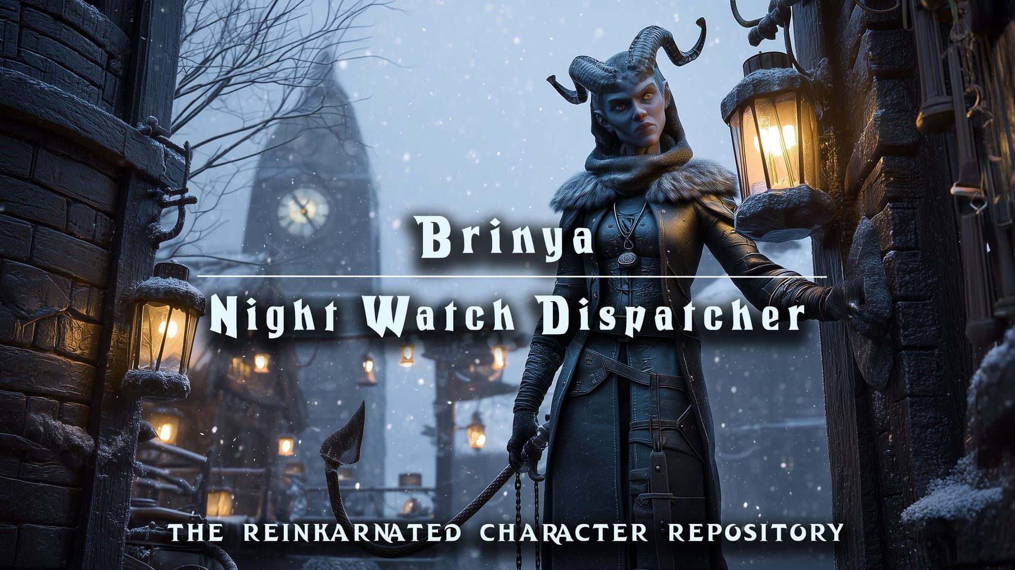 Brinya Night Watch Dispatcher NPC portrait — D&D 5e by D&D ReinKarnated