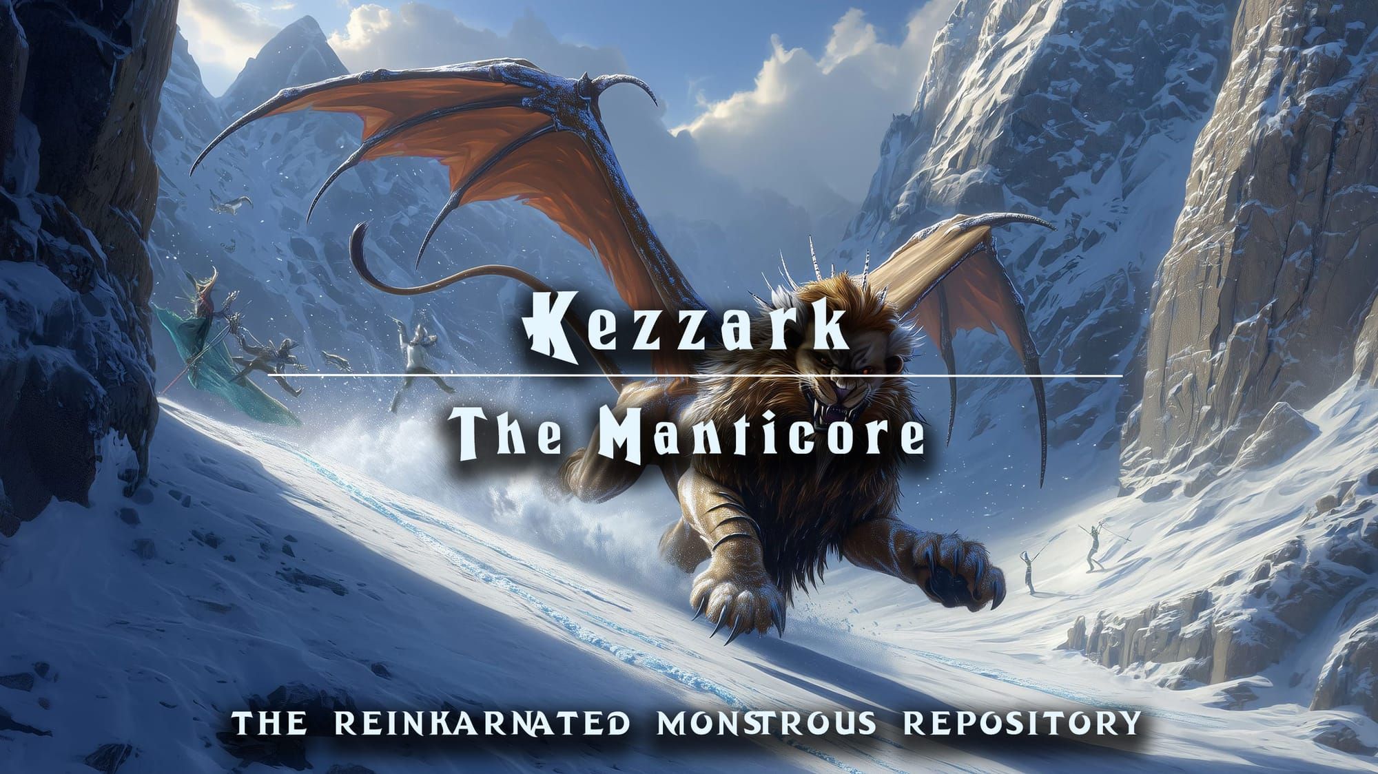 Kezzark manticore art — homebrew D&D 5e by D&D ReinKarnated