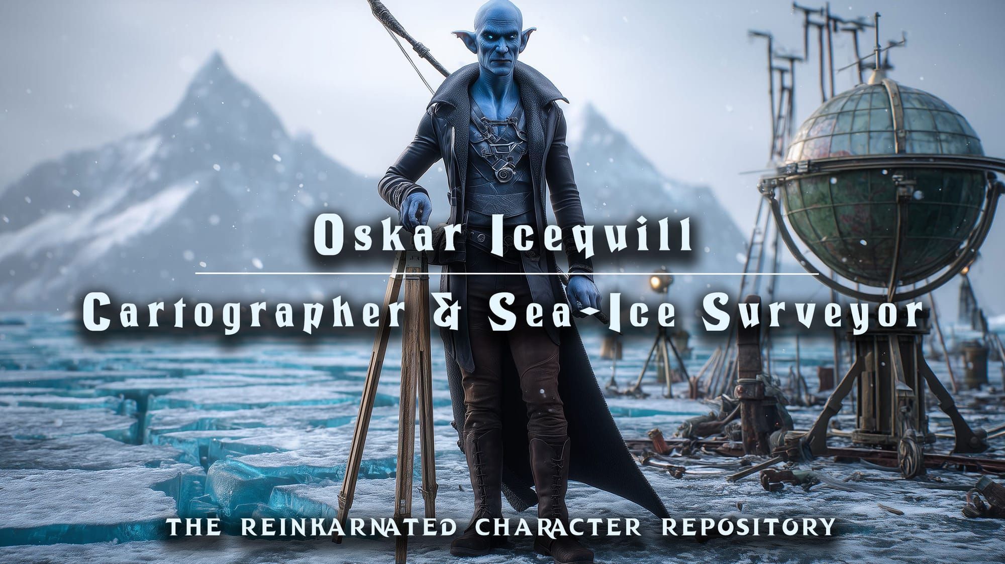 Oskar Icequill — Cartographer & Sea-Ice Surveyor