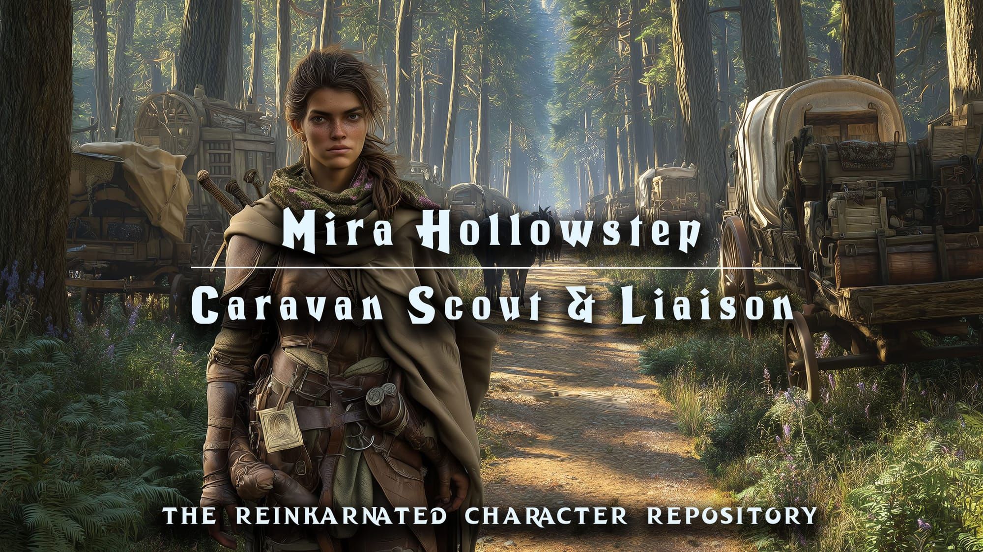 Mira Hollowstep — Caravan Scout & Liaison