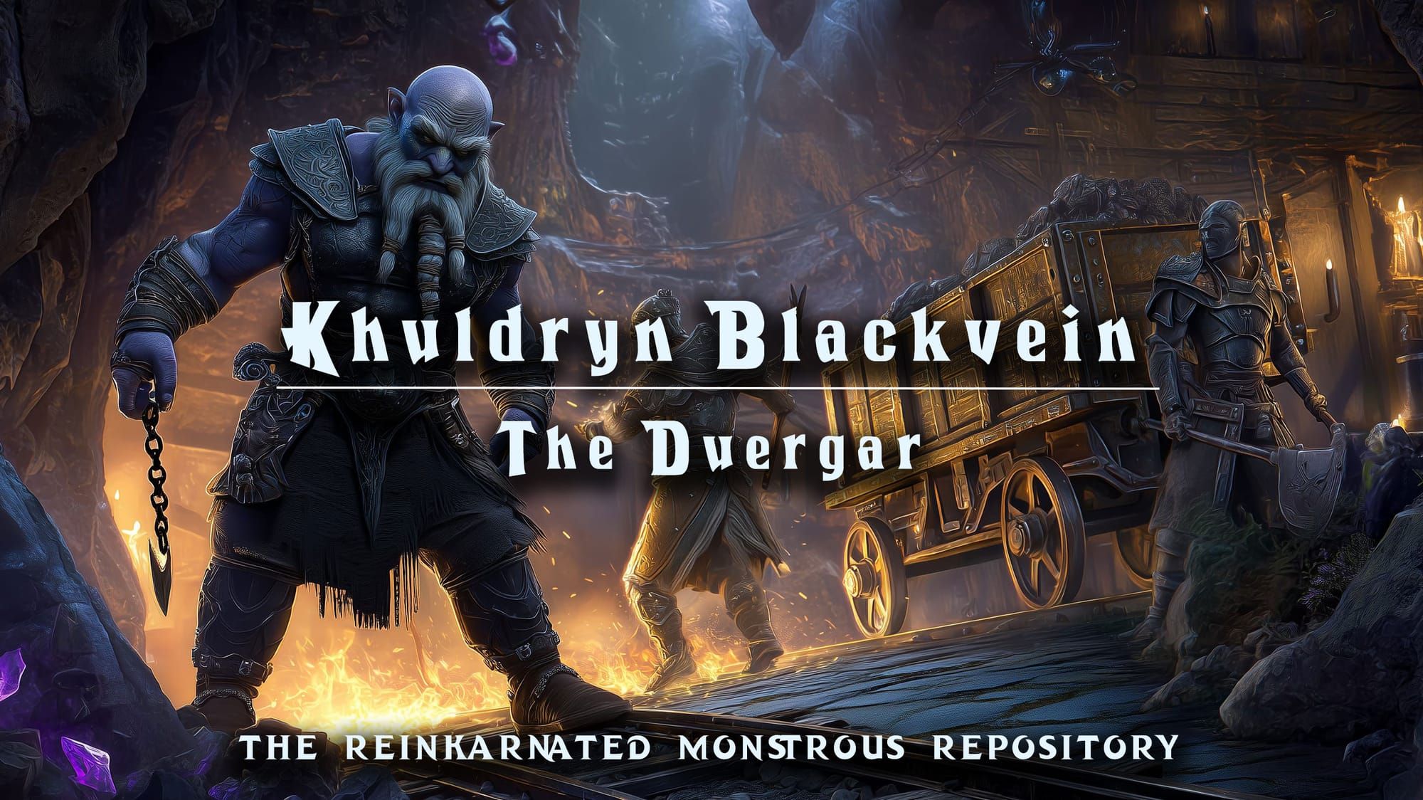 Khuldryn Blackvein duergar art — homebrew D&D 5e by D&D ReinKarnated