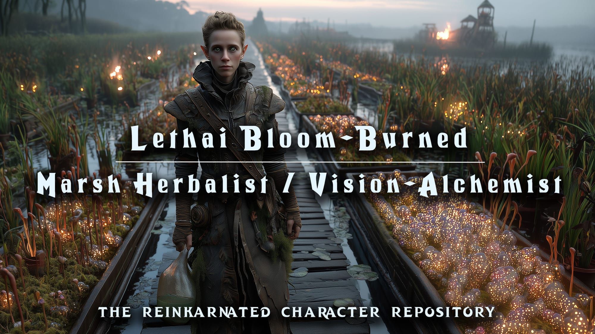 Lethai Bloom-Burned – Marsh Herbalist / Vision-Alchemist