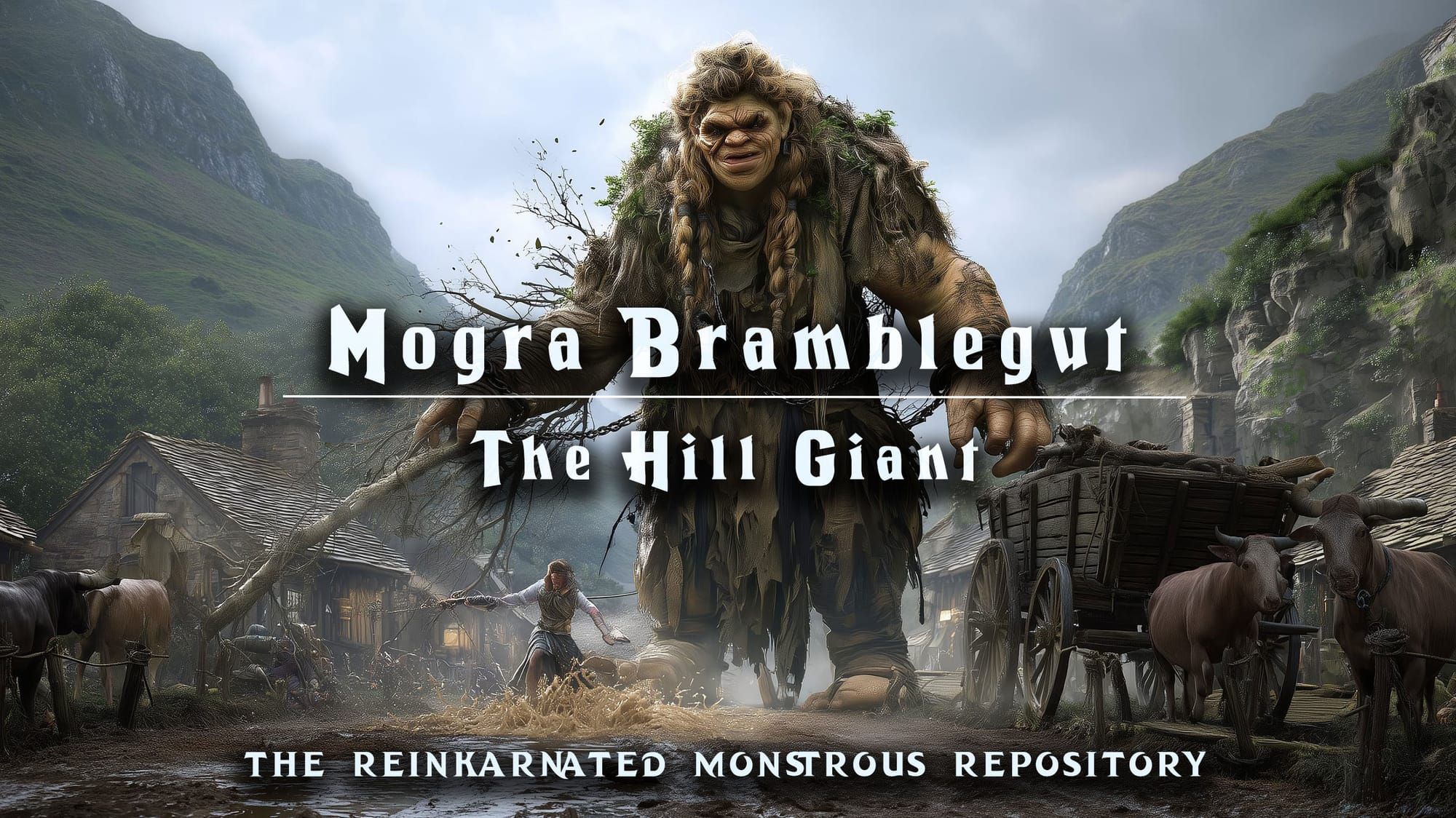 Mogra Bramblegut hill giant art — homebrew D&D 5e