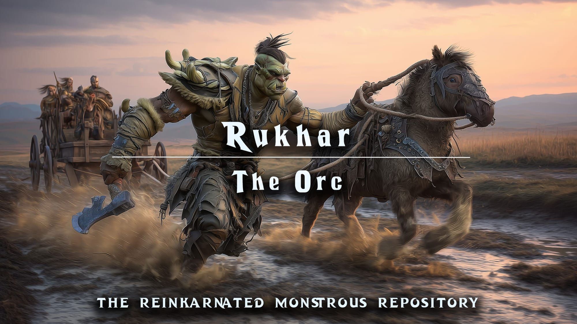 Rukhar the Orc humanoid art — homebrew D&D 5e