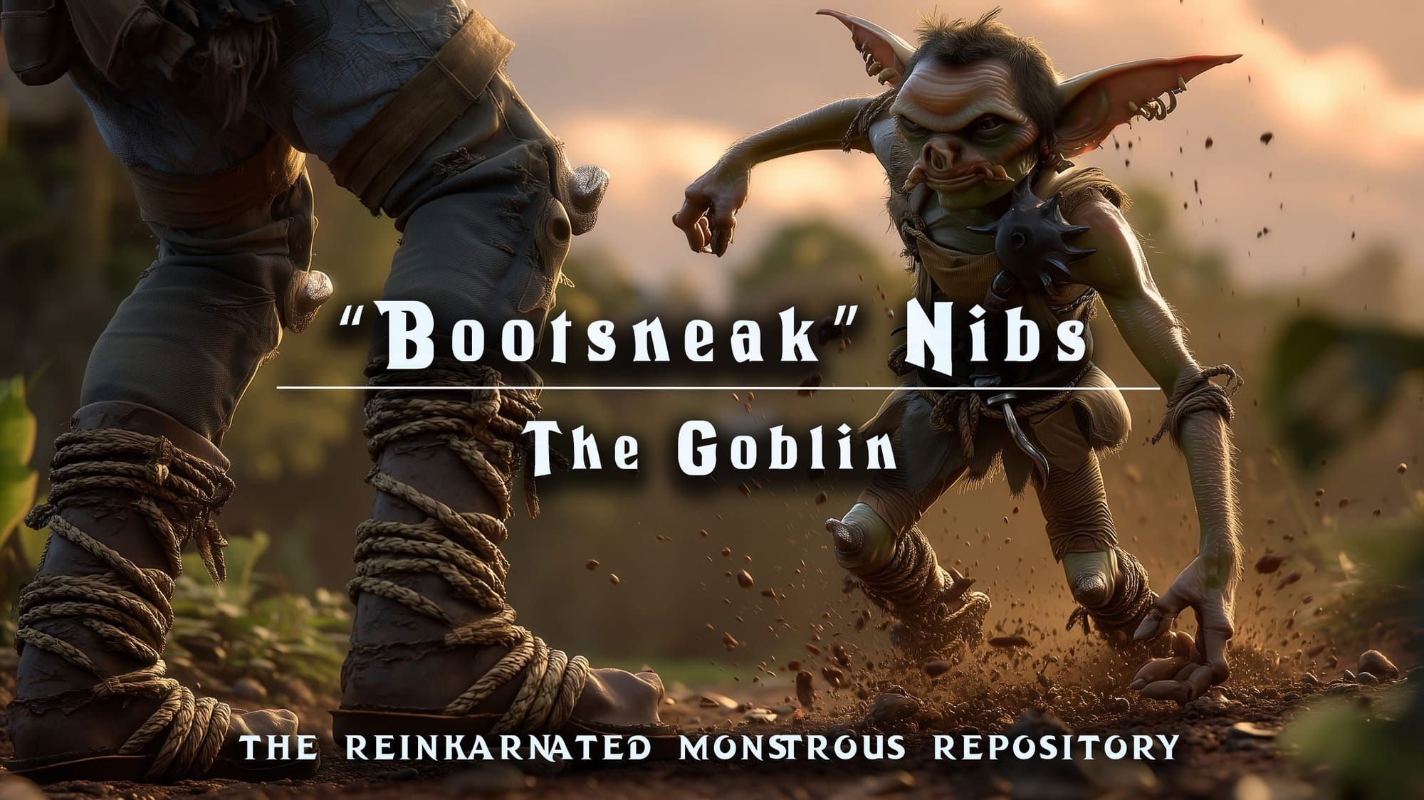 Bootsneak Nibs goblin art — homebrew D&D 5e by D&D ReinKarnated