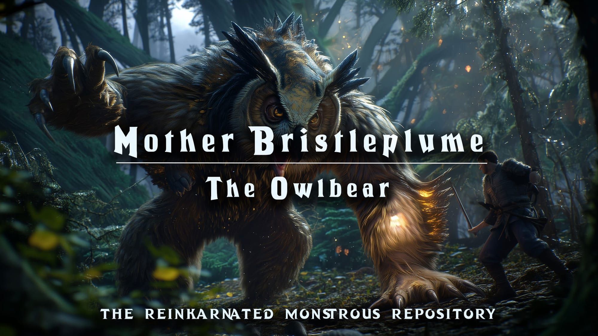 Mother Bristleplume owlbear art — homebrew D&D 5e by D&D ReinKarnated