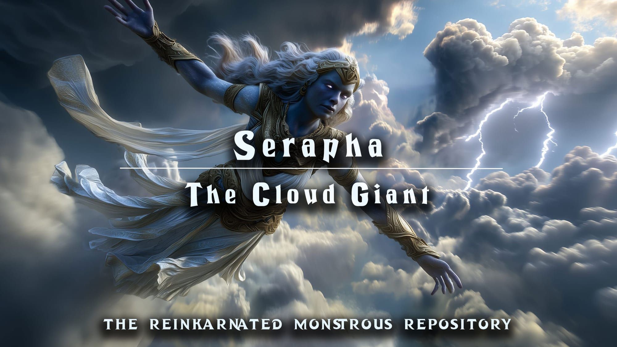 Serapha cloud giant art — homebrew D&D 5e by D&D ReinKarnated