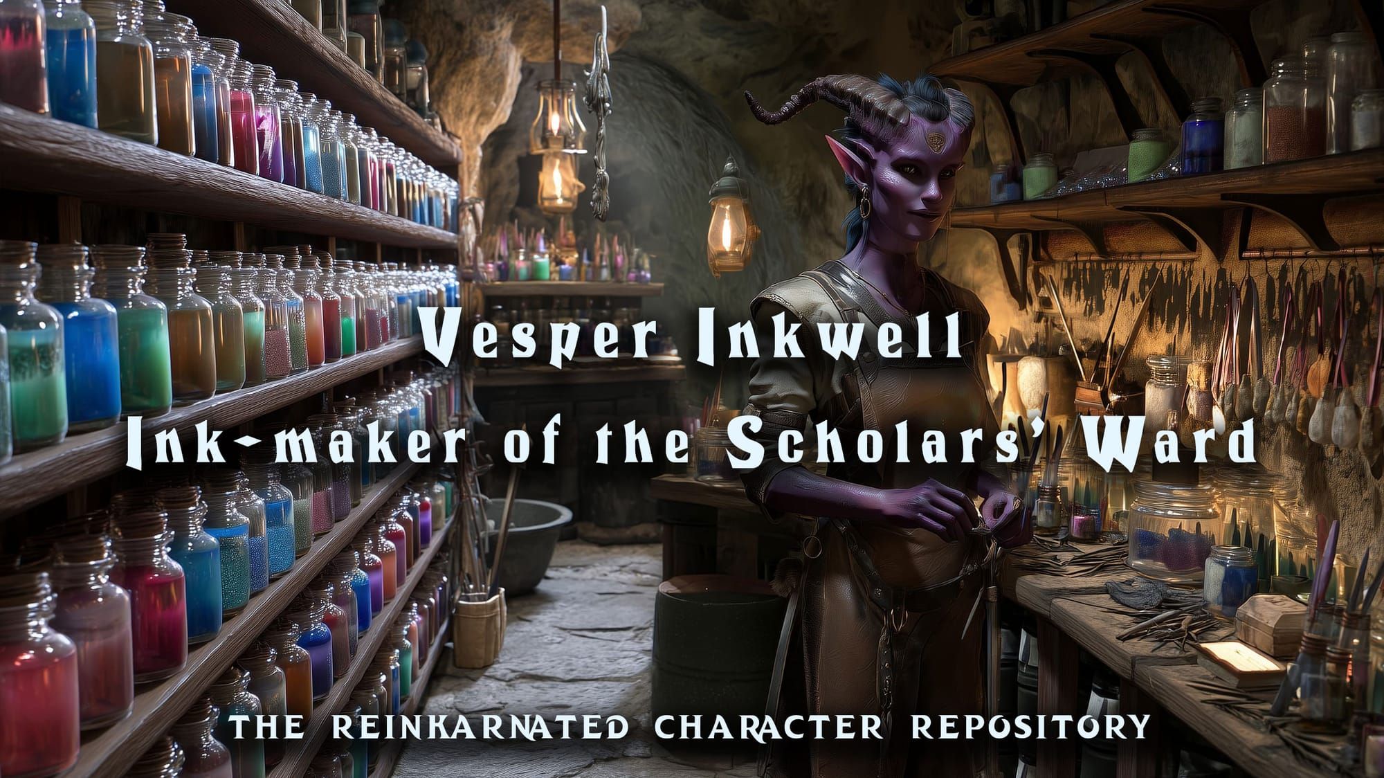 Vesper Inkwell - Ink-maker of the Scholars' Ward