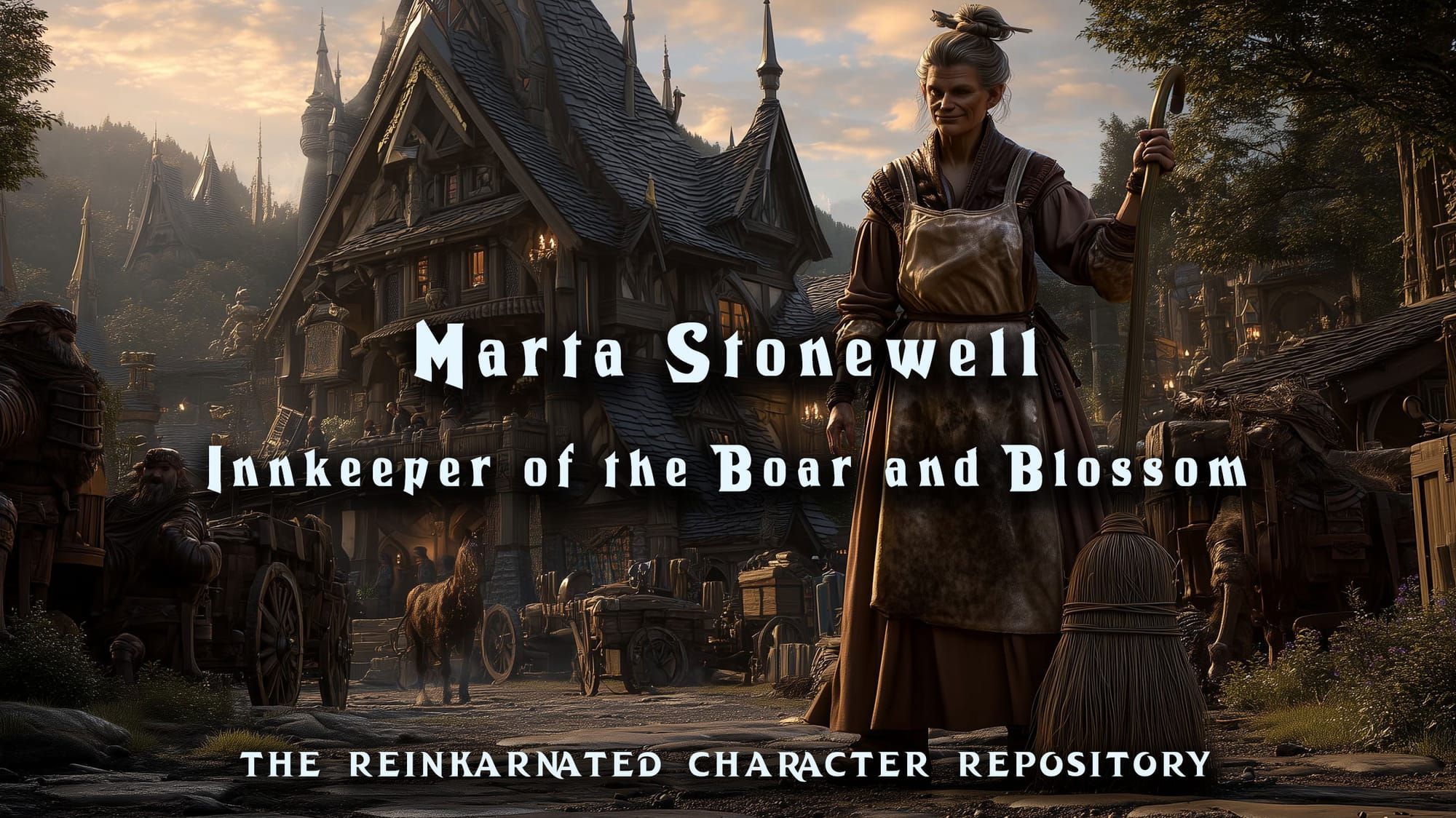 Marta Stonewell - Innkeeper of the Boar and Blossom