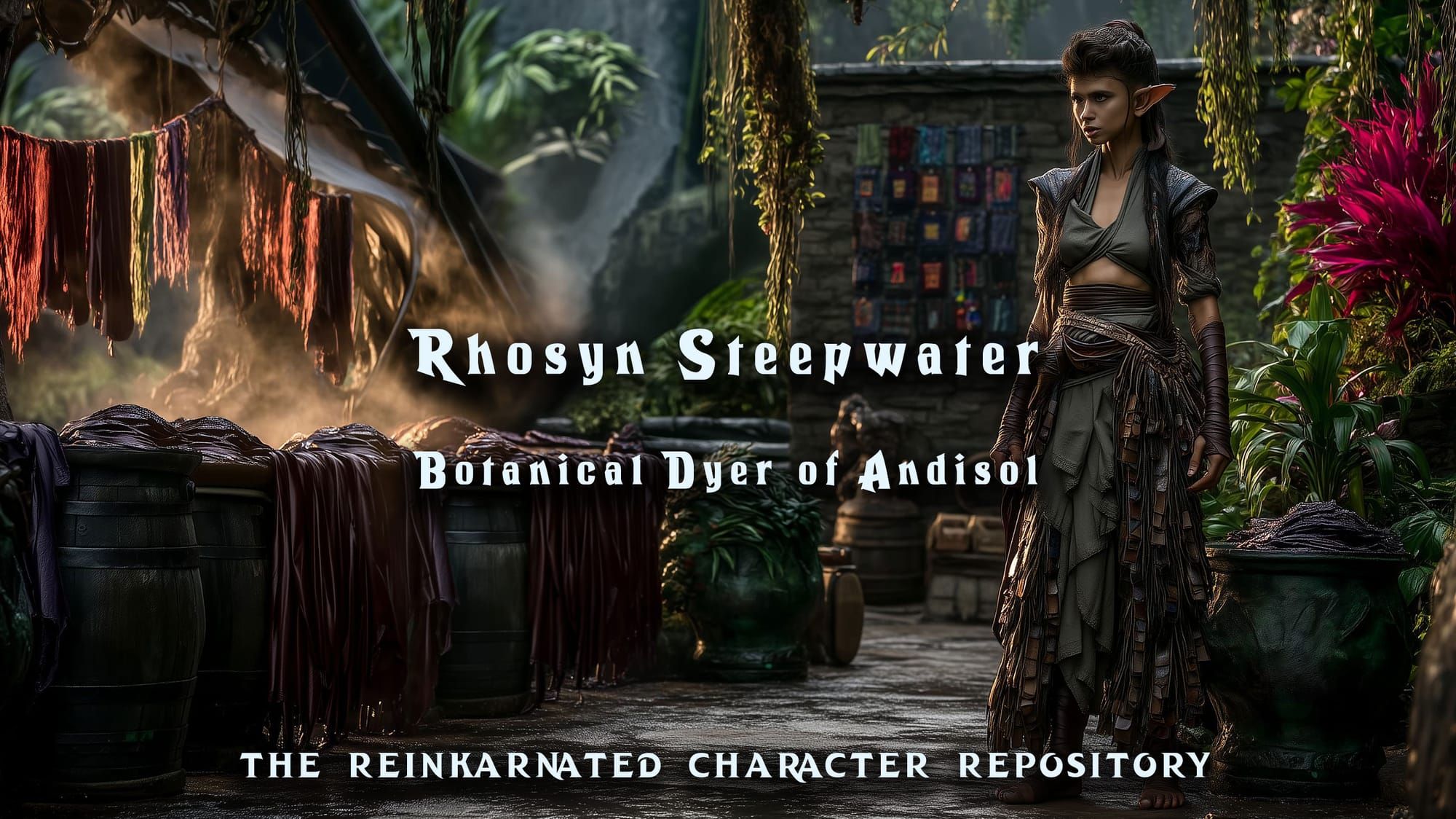 Rhosyn Steepwater - Botanical Dyer of Andisol